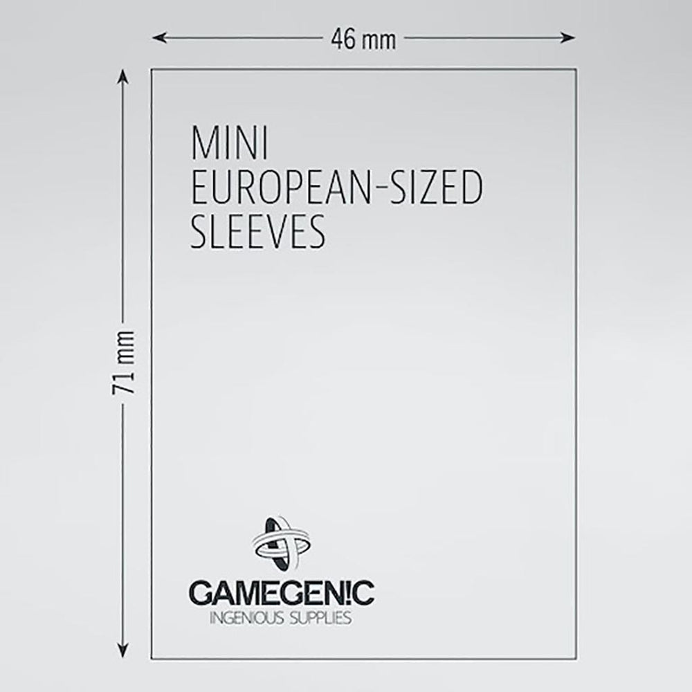 Gamegenic Board Game Sleeves - Mini European 46 x 71mm 50ct