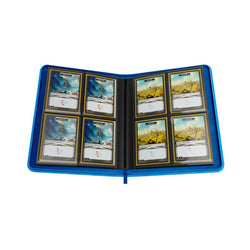 Gamegenic Zip-Up Album 8-Pocket Binder - Blue
