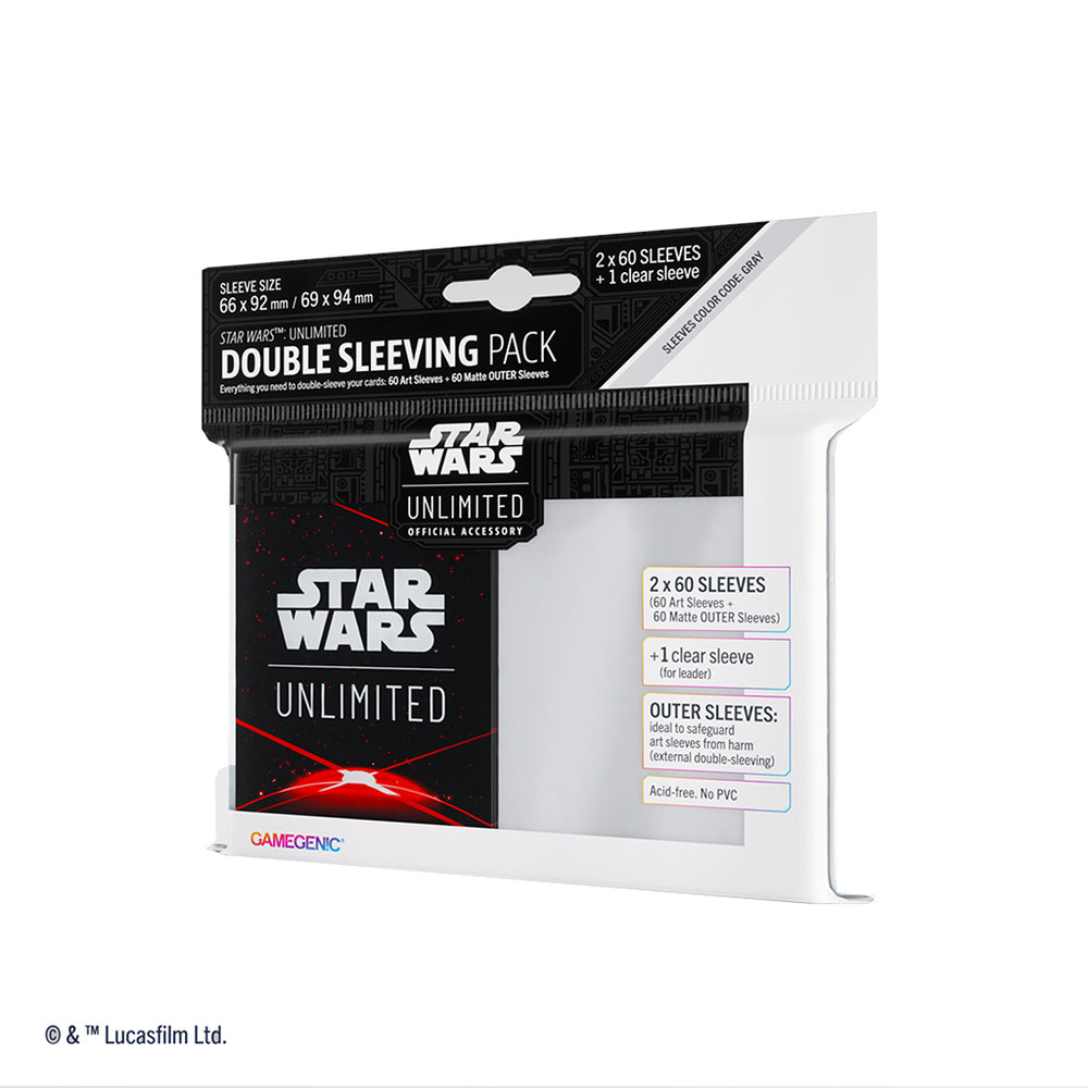 Star Wars Unlimited - Double Sleeving Pack Card Back Red