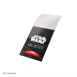 Star Wars Unlimited - Double Sleeving Pack Card Back Red