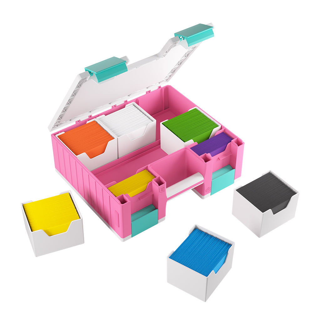 Gamegenic Game Castle - Pink/White/Teal