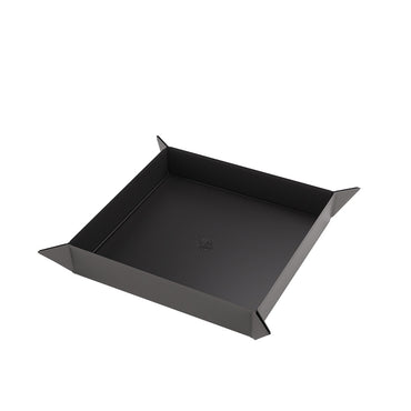 Gamegenic Square Magnetic Dice Tray: Black/Grey