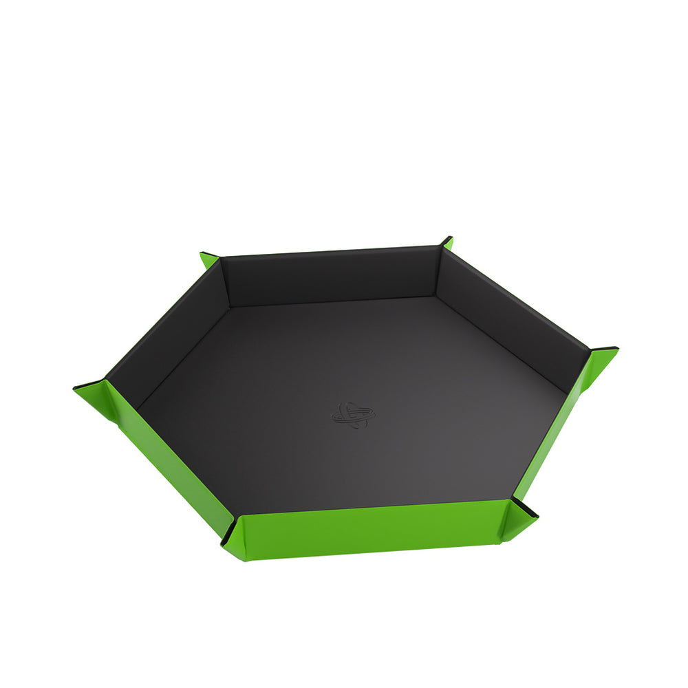 Gamegenic Magnetic Dice Tray Black & Green