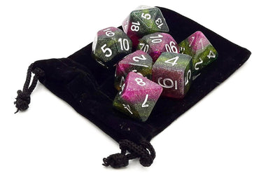 Old School Dice 7 set Gradient - Grapevine