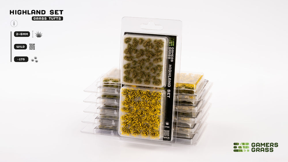 GamersGrass Grass Tufts: Highland Tuft Set 4-6mm - Wild