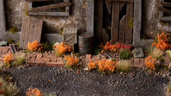 GamersGrass Grass Tufts: Orange Flowers Set 4-6mm - Wild