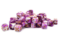 Old-School Dice - Bag-o-D6's 50ct Vorpal Purple/Silver