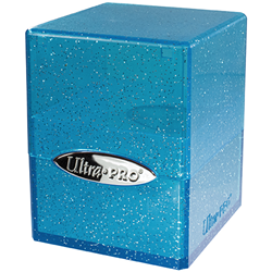 Ultra Pro Deck Box: Satin Cube - Glitter Blue