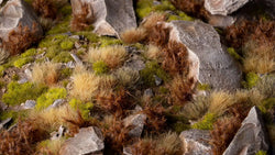 GamersGrass Grass Tufts: Spikey Brown - Wild