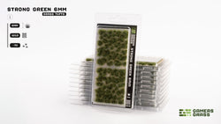 GamersGrass Grass Tufts: Strong Green 6mm - Wild