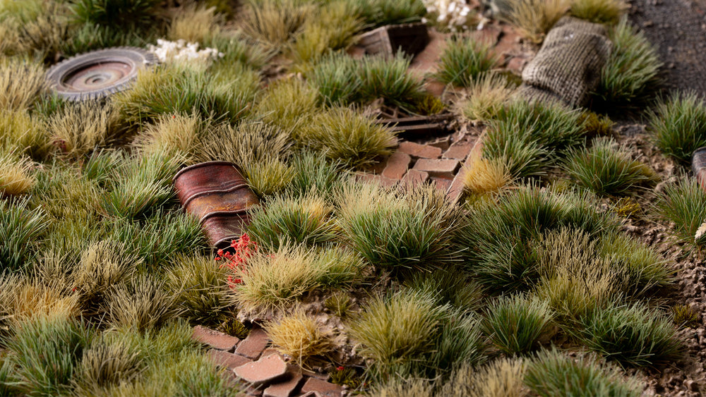 GamersGrass Grass Tufts: Strong Green 6mm - Wild