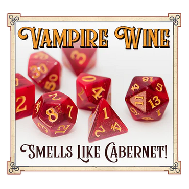 Vampire Wine Scented Dice