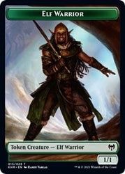 Elf Warrior // Koma's Coil Double-sided Token [Kaldheim Tokens]