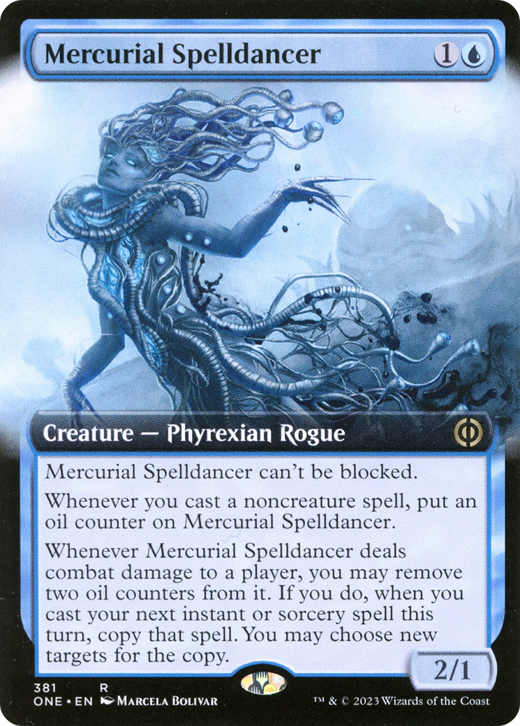 Mercurial Spelldancer (Extended Art) [Phyrexia: All Will Be One] | Gauntlet Hobbies - Angola