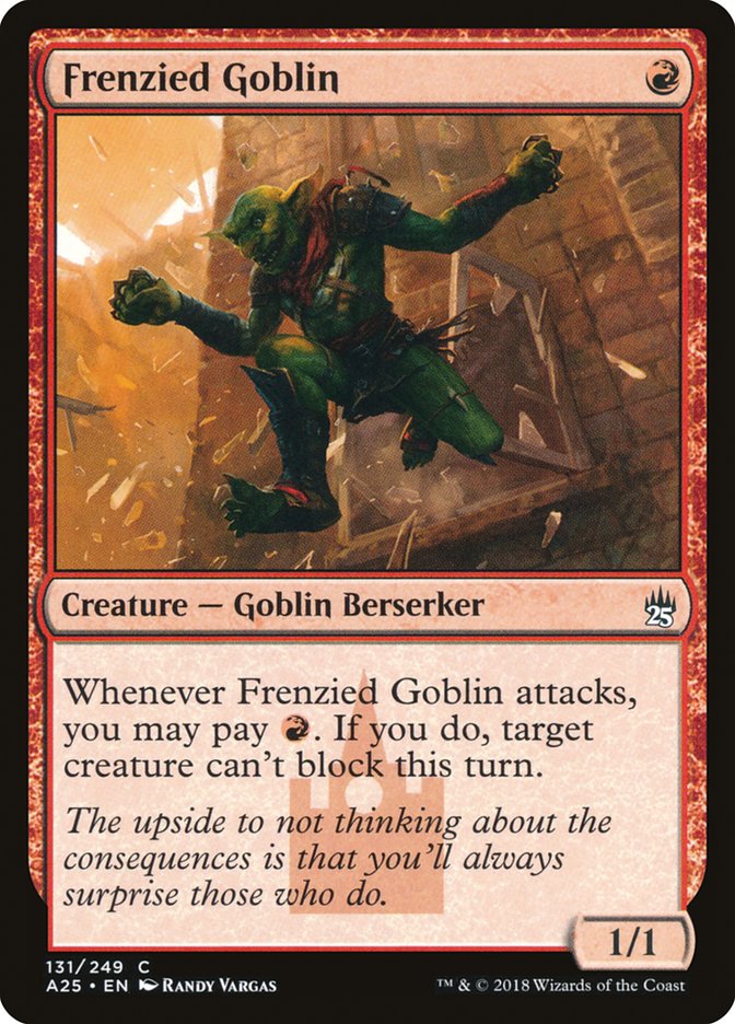Frenzied Goblin [Masters 25] | Gauntlet Hobbies - Angola