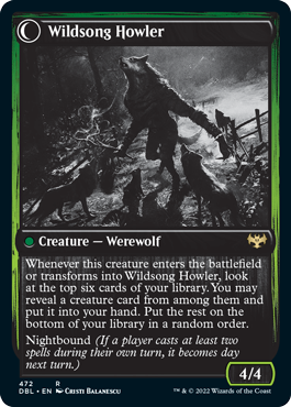 Howlpack Piper // Wildsong Howler [Innistrad: Double Feature] | Gauntlet Hobbies - Angola