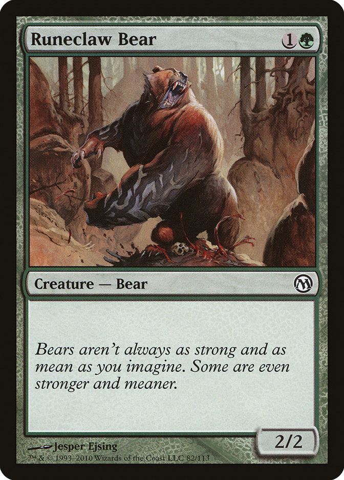 Runeclaw Bear [Duels of the Planeswalkers] | Gauntlet Hobbies - Angola