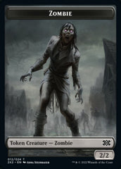 Zombie // Vampire Double-sided Token [Double Masters 2022 Tokens] | Gauntlet Hobbies - Angola