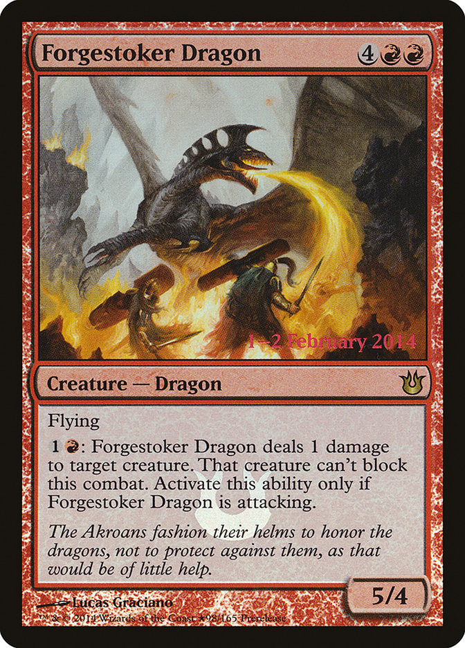 Forgestoker Dragon [Born of the Gods Prerelease Promos] | Gauntlet Hobbies - Angola