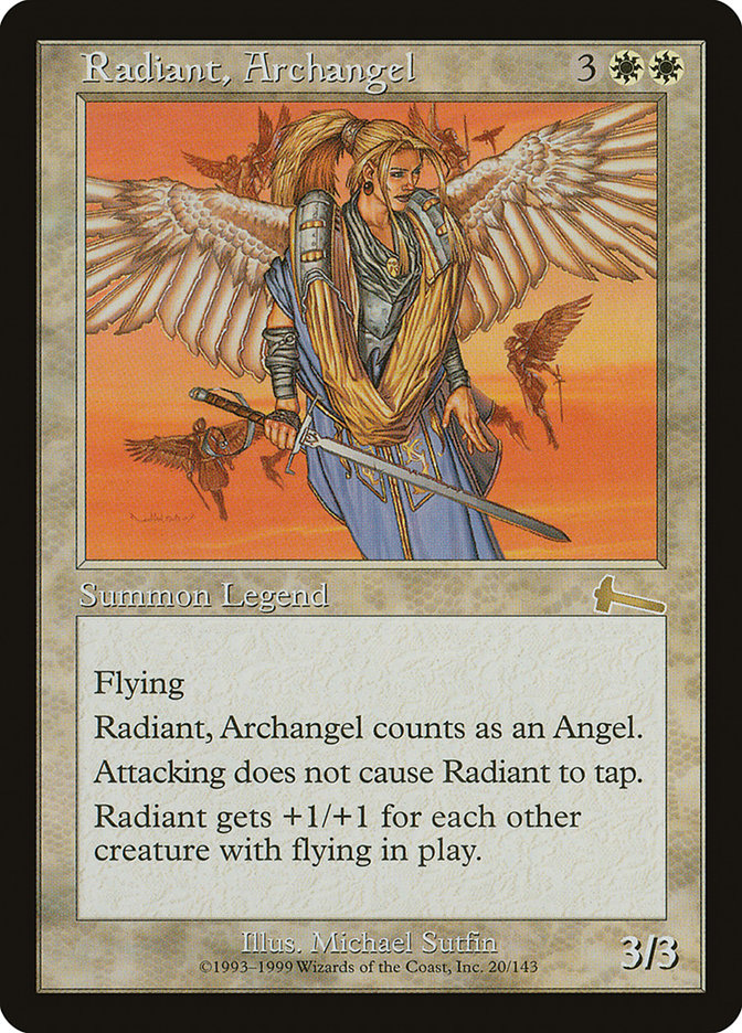 Radiant, Archangel [Urza's Legacy] | Gauntlet Hobbies - Angola