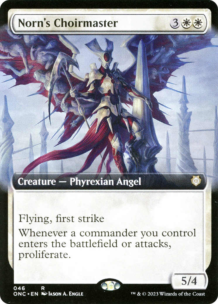 Norn's Choirmaster (Extended Art) [Phyrexia: All Will Be One Commander] | Gauntlet Hobbies - Angola