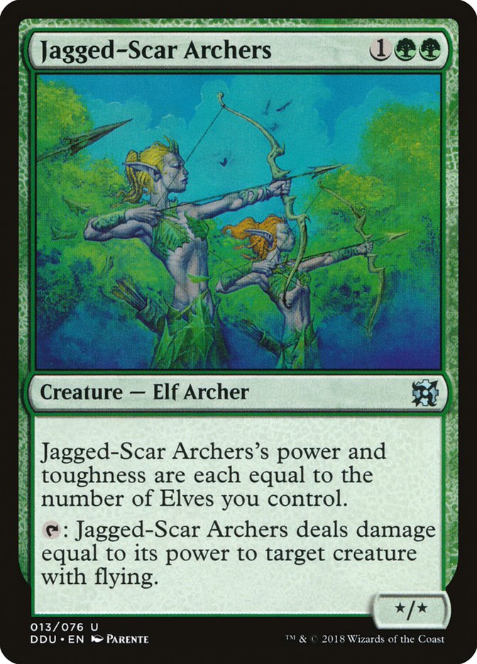 Jagged-Scar Archers [Duel Decks: Elves vs. Inventors] | Gauntlet Hobbies - Angola