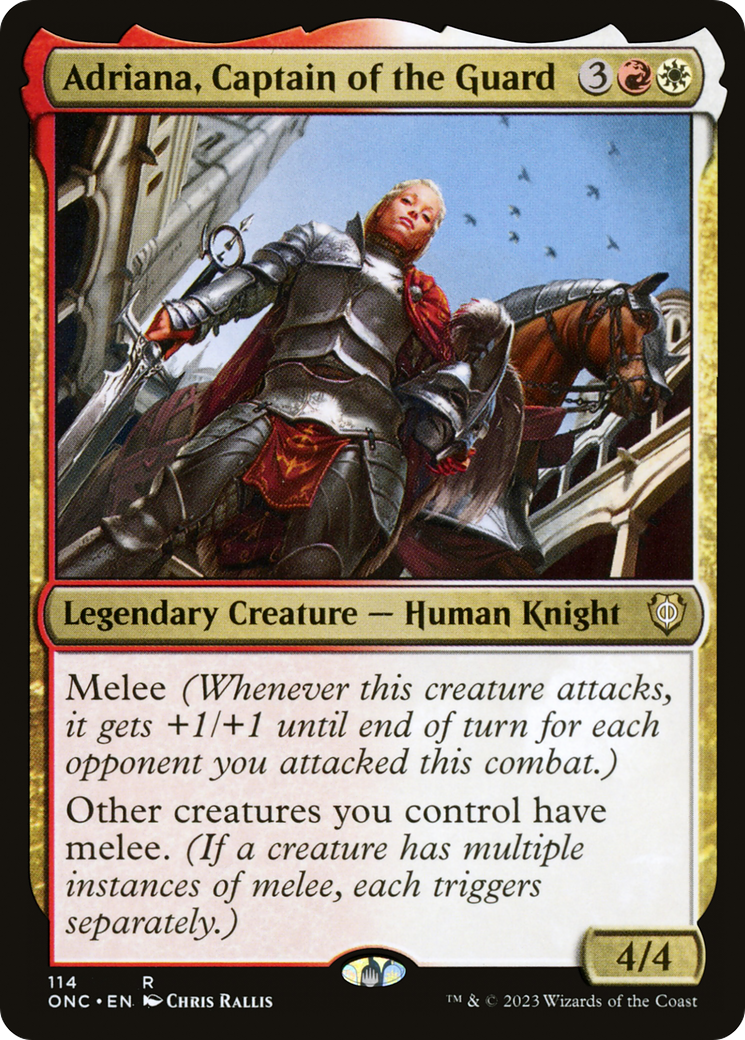 Adriana, Captain of the Guard [Phyrexia: All Will Be One Commander] | Gauntlet Hobbies - Angola