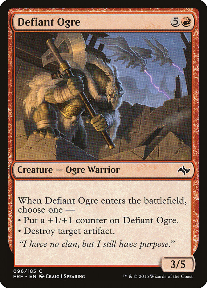 Defiant Ogre [Fate Reforged] | Gauntlet Hobbies - Angola