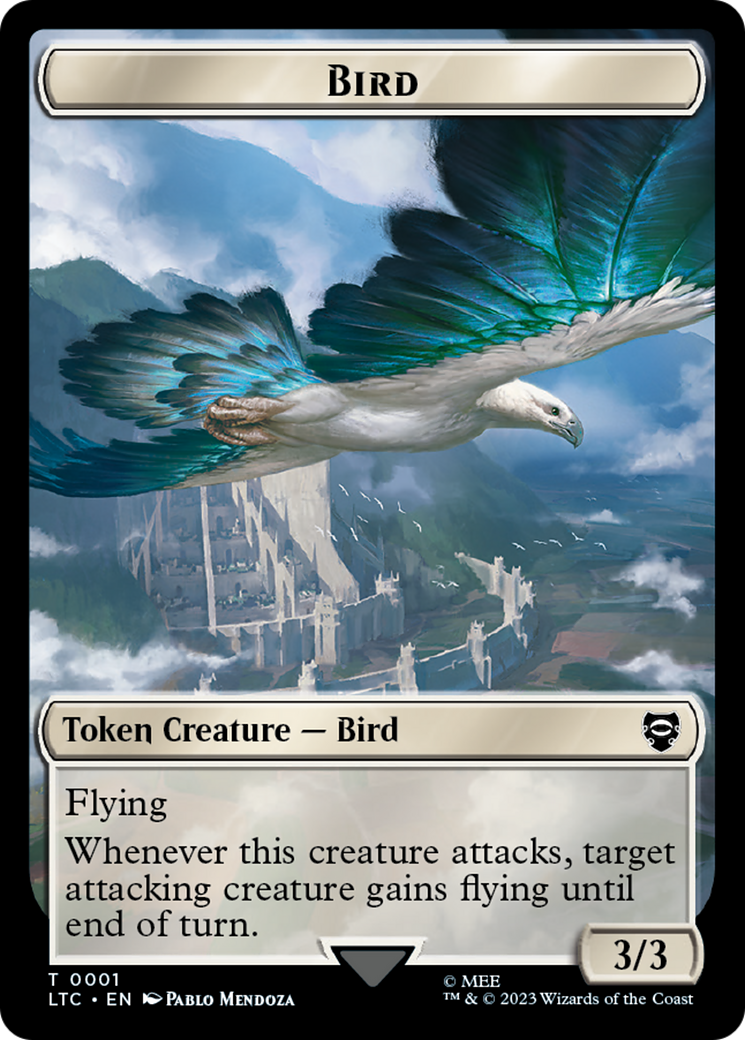 Bird // Food Token [The Lord of the Rings: Tales of Middle-Earth Commander Tokens] | Gauntlet Hobbies - Angola