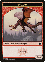 Dragon // Goblin Double-sided Token [Ravnica Allegiance Guild Kits Tokens] | Gauntlet Hobbies - Angola