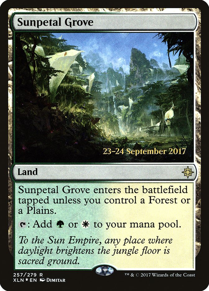 Sunpetal Grove [Ixalan Prerelease Promos] | Gauntlet Hobbies - Angola