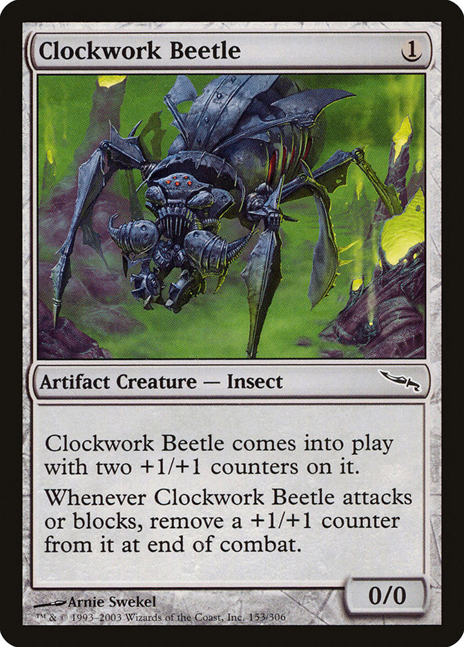 Clockwork Beetle [Mirrodin] | Gauntlet Hobbies - Angola