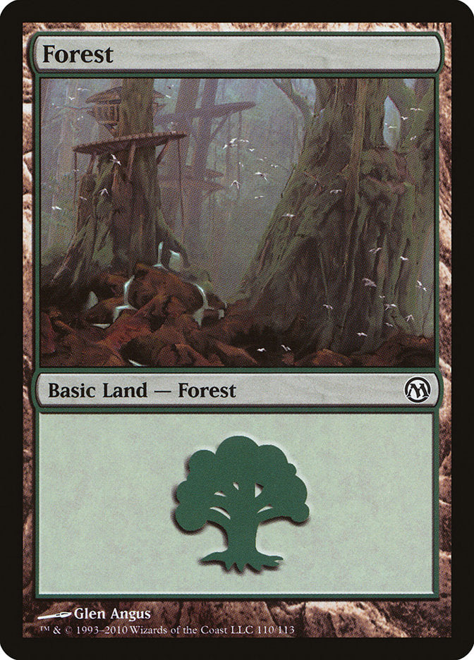 Forest (110) [Duels of the Planeswalkers] | Gauntlet Hobbies - Angola