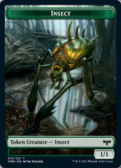 Insect // Dragon Illusion Double-sided Token [Innistrad: Crimson Vow Tokens] | Gauntlet Hobbies - Angola