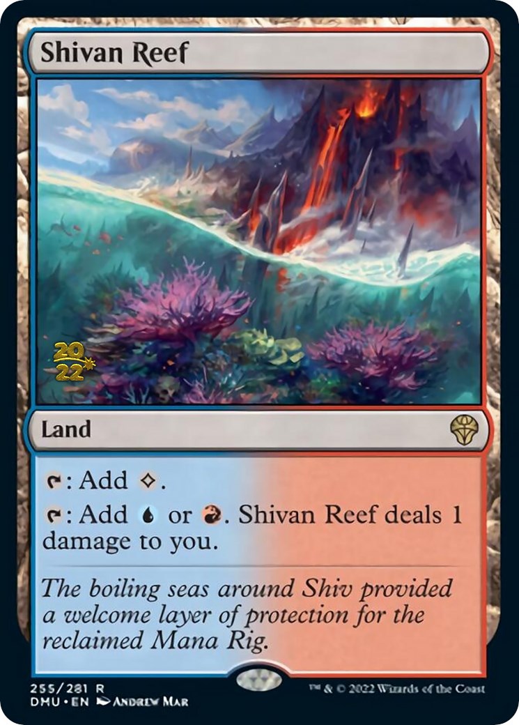 Shivan Reef [Dominaria United Prerelease Promos] | Gauntlet Hobbies - Angola