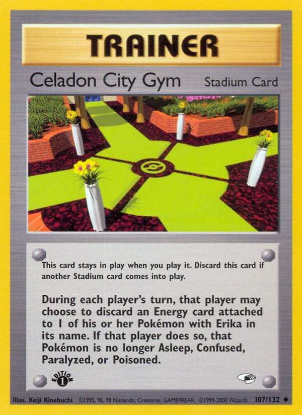 Celadon City Gym (107/132) [Gym Heroes 1st Edition] | Gauntlet Hobbies - Angola