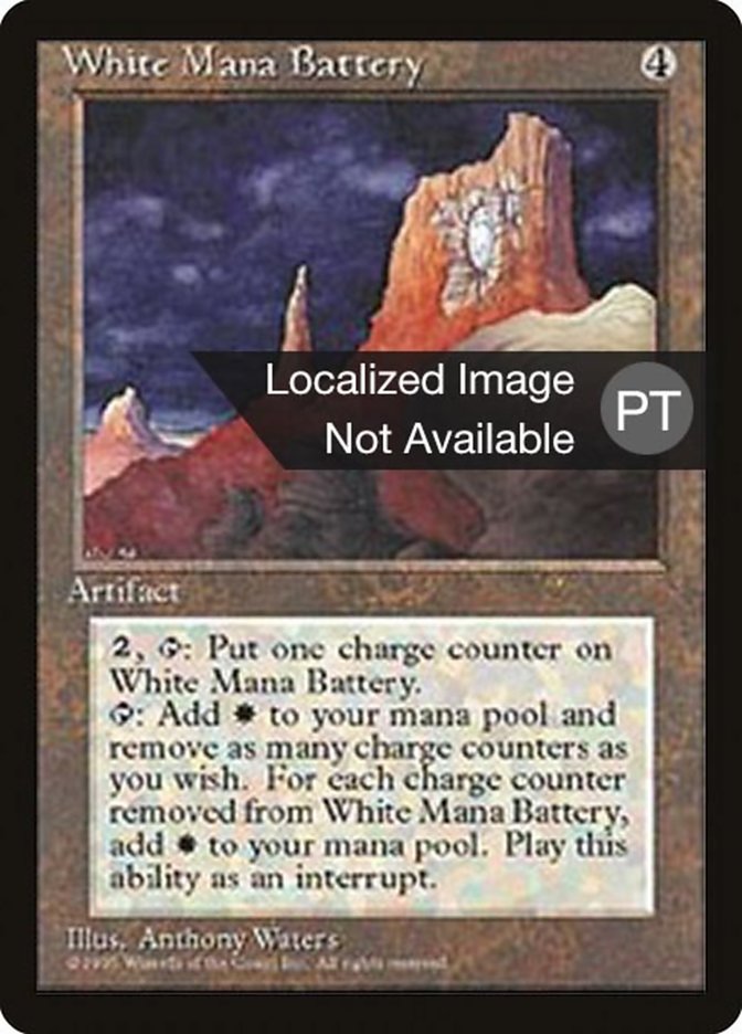 White Mana Battery [Fourth Edition (Foreign Black Border)]