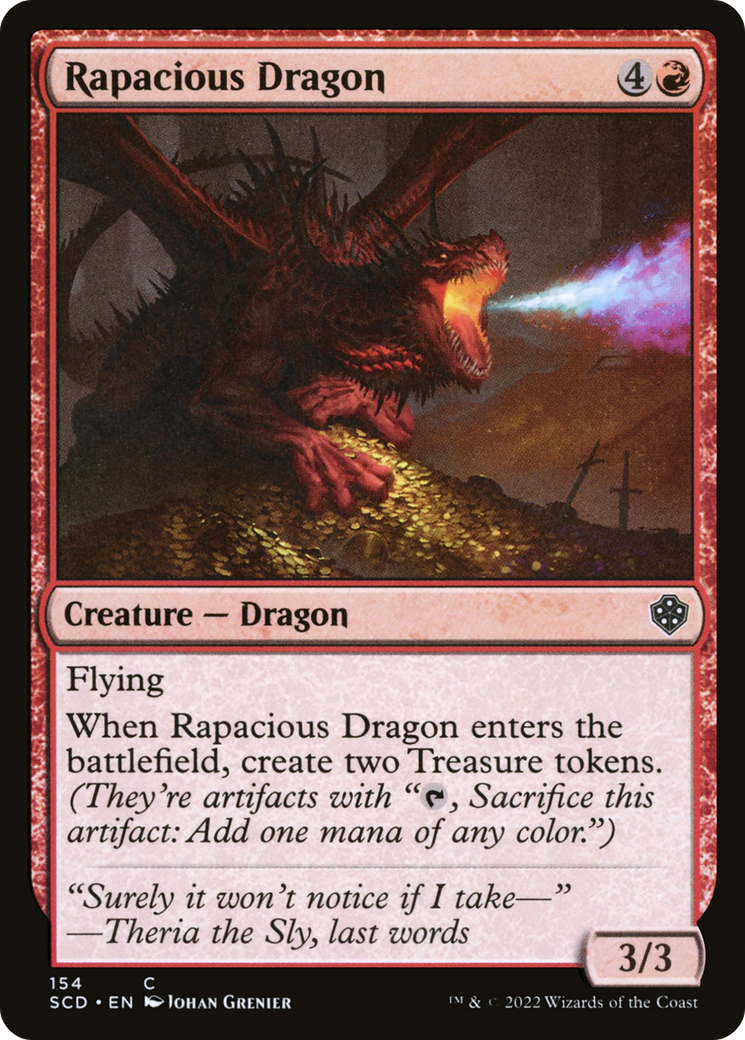 Rapacious Dragon [Starter Commander Decks] | Gauntlet Hobbies - Angola