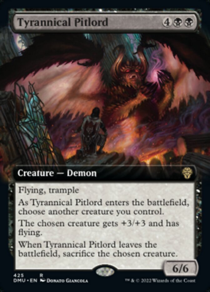 Tyrannical Pitlord (Extended Art) [Dominaria United] | Gauntlet Hobbies - Angola