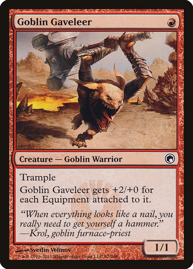 Goblin Gaveleer [Scars of Mirrodin] | Gauntlet Hobbies - Angola