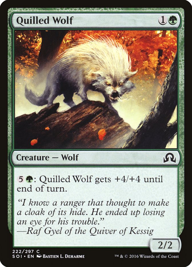 Quilled Wolf [Shadows over Innistrad] | Gauntlet Hobbies - Angola