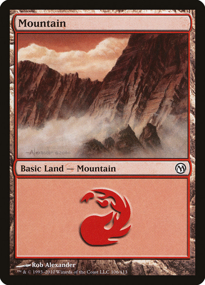 Mountain (106) [Duels of the Planeswalkers] | Gauntlet Hobbies - Angola