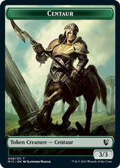 Centaur // Wolf Double-sided Token [Innistrad: Midnight Hunt Commander] | Gauntlet Hobbies - Angola