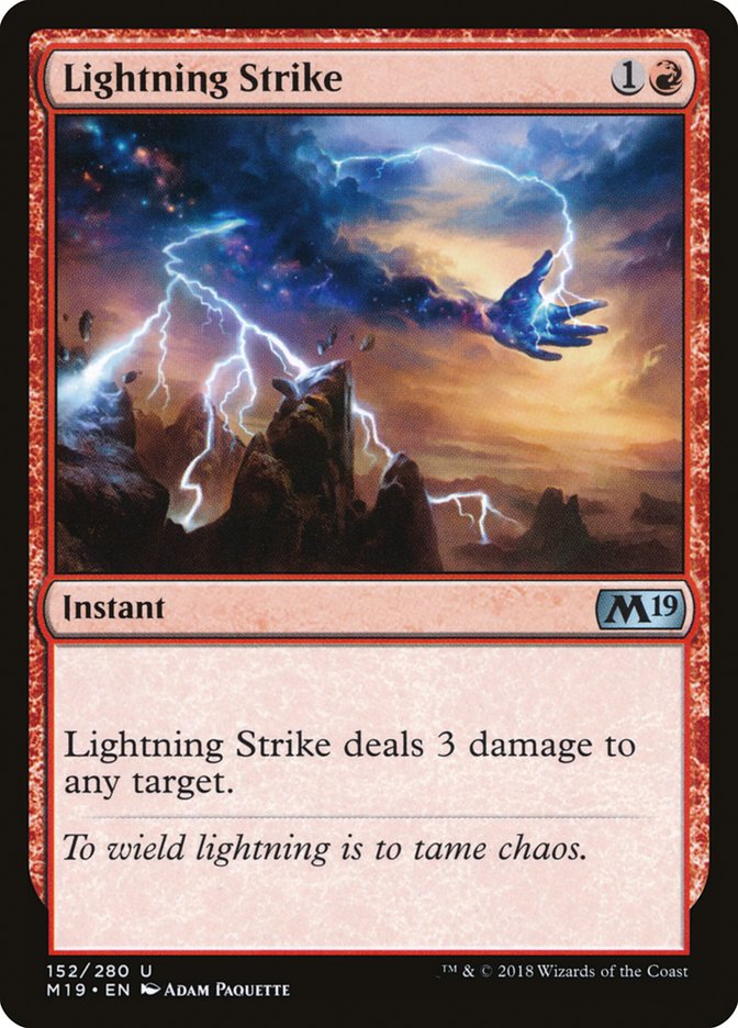 Lightning Strike [Core Set 2019] | Gauntlet Hobbies - Angola