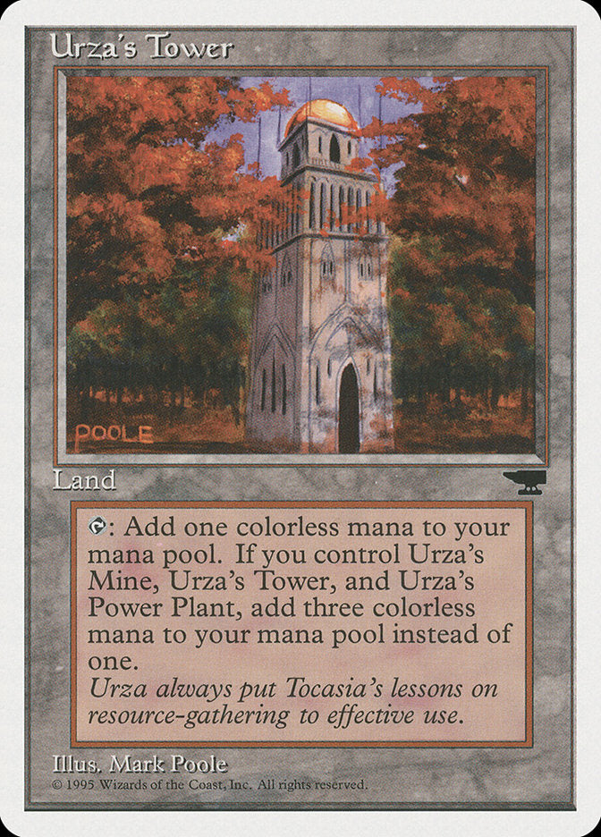 Urza's Tower (Autumn Leaves) [Chronicles] | Gauntlet Hobbies - Angola