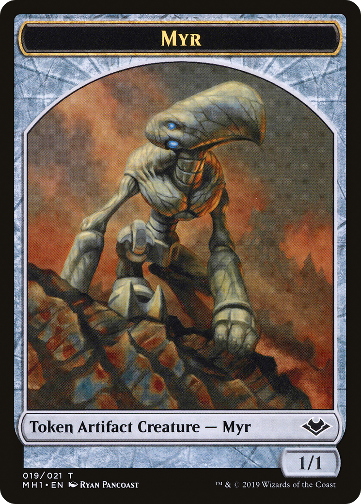 Myr // Thopter Double-Sided Token [Phyrexia: All Will Be One Commander Tokens] | Gauntlet Hobbies - Angola