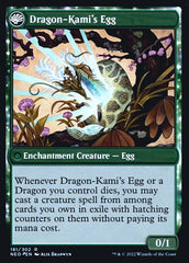 The Dragon-Kami Reborn // Dragon-Kami's Egg [Kamigawa: Neon Dynasty Prerelease Promos] | Gauntlet Hobbies - Angola