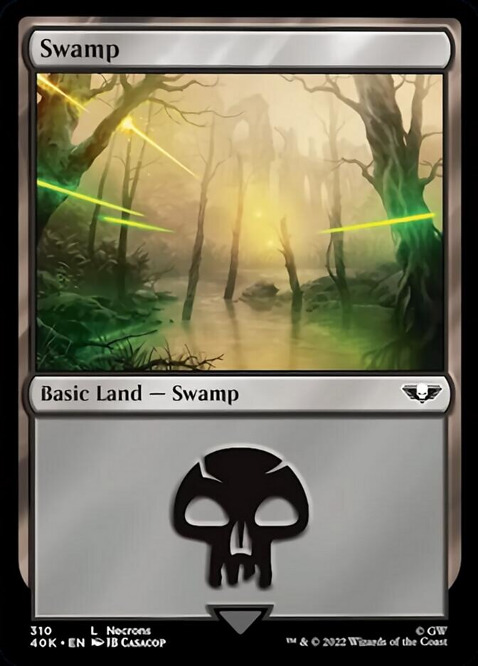 Swamp (310) [Universes Beyond: Warhammer 40,000] | Gauntlet Hobbies - Angola