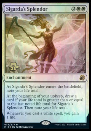 Sigarda's Splendor [Innistrad: Midnight Hunt Prerelease Promos] | Gauntlet Hobbies - Angola