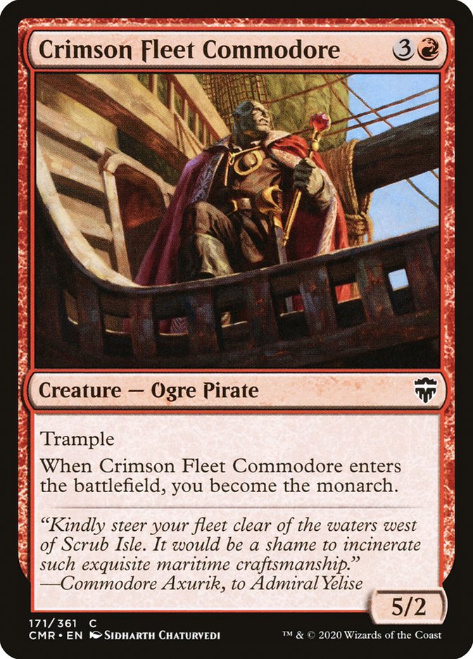 Crimson Fleet Commodore [Commander Legends] | Gauntlet Hobbies - Angola